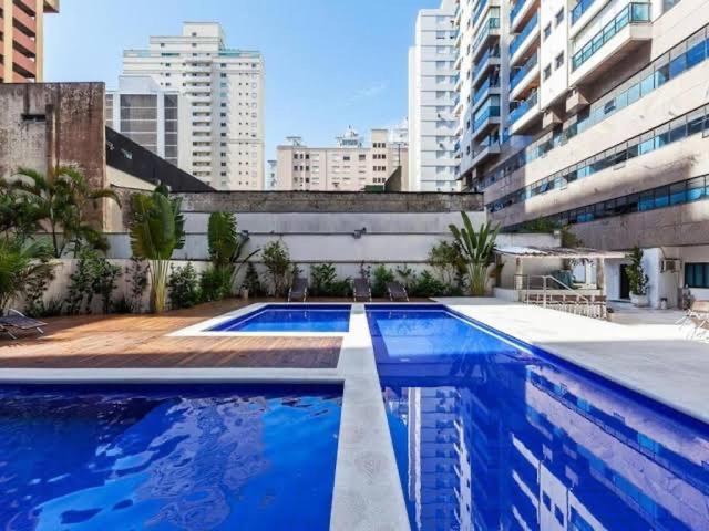 Flat Capitania Varam Guaruja Com Varanda Gourmet 외부 사진